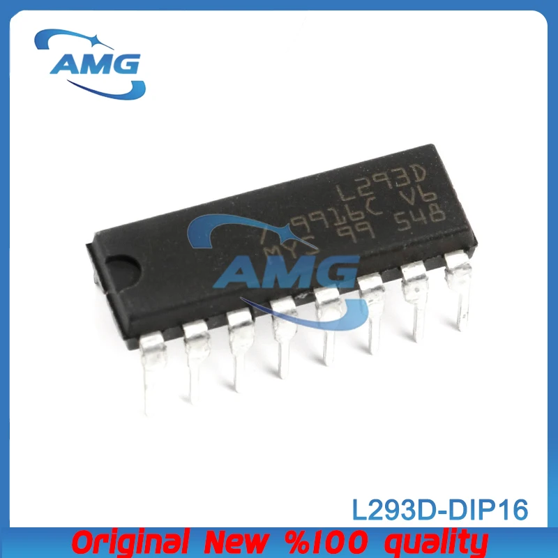 10/PCS L293D in-line DIP16 in-line stepper motor controller driver chip