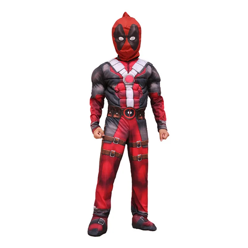 

Deadpool Cosplay Costume Cheapskate Halloween Anime Party Costume X-Men Muscle Hero Costume