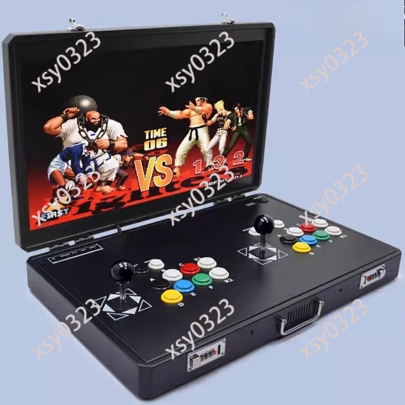 

Portable Dual Joystick Game Console Retro All-in-one Fighting Game Machine for Home