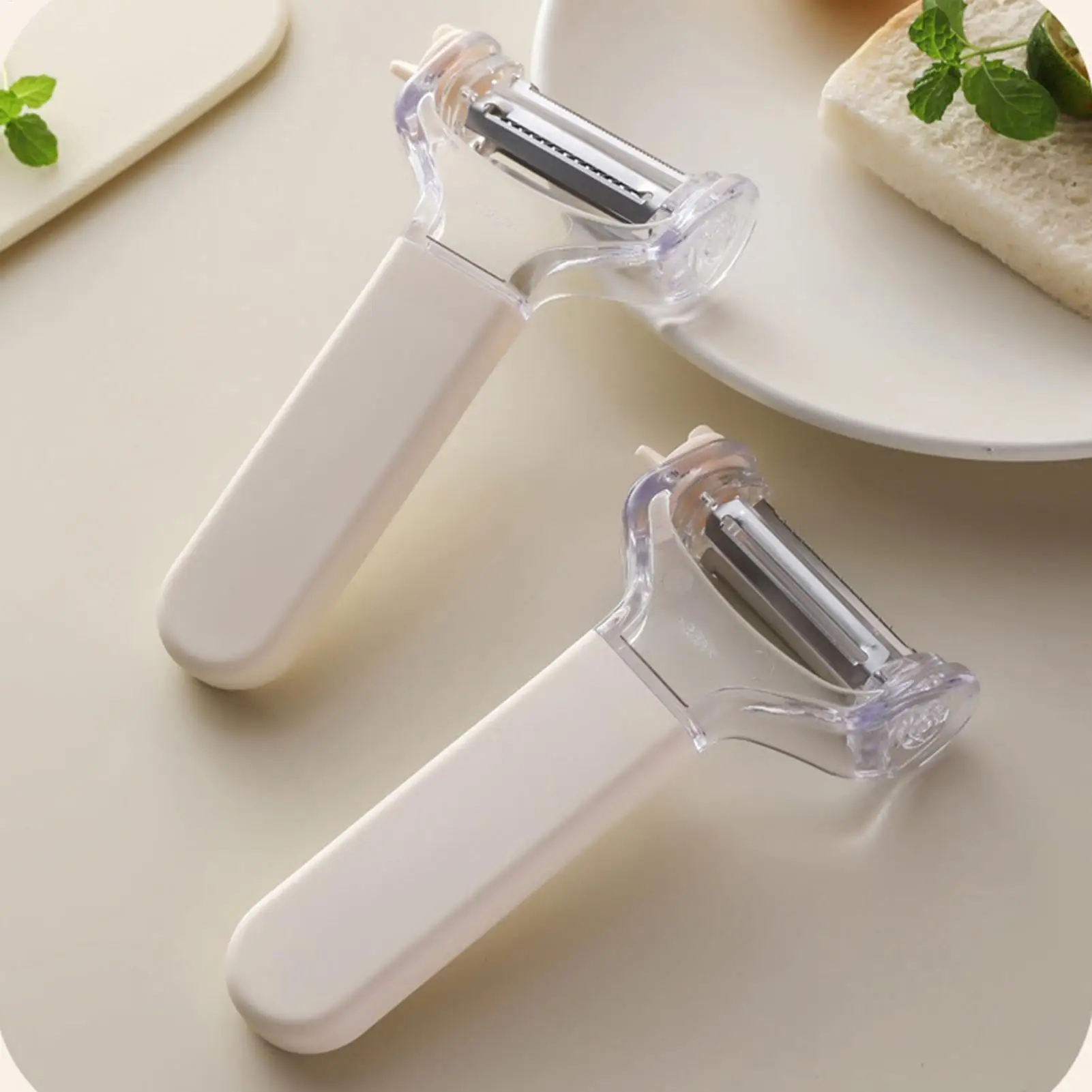 Pelador de patatas giratorio para verduras, pepinos, Zucchini, tomates, peladores de frutas manuales, utensilios de cocina, utensilios para pelar a mano