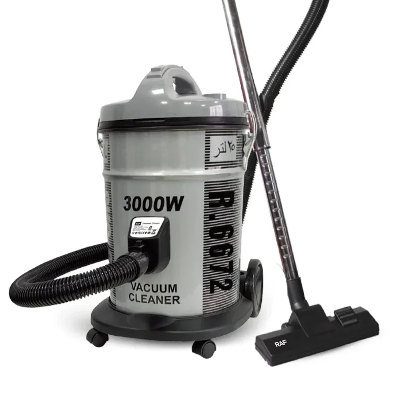 Hot Selling Powerful 25L Big Capacity Brush Nozzle Blower Canister Vacuum Cleaner with Dust Bag