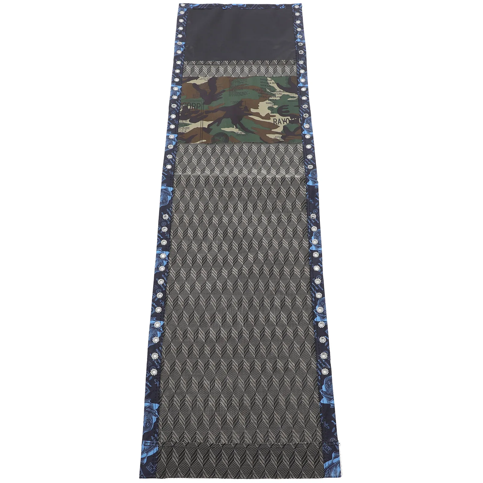 

Folding Chair Replacement Cloth Blue Flower Patio Recliner Patio Chaise Fabric Lounge Yard Outdoor Durable Portable