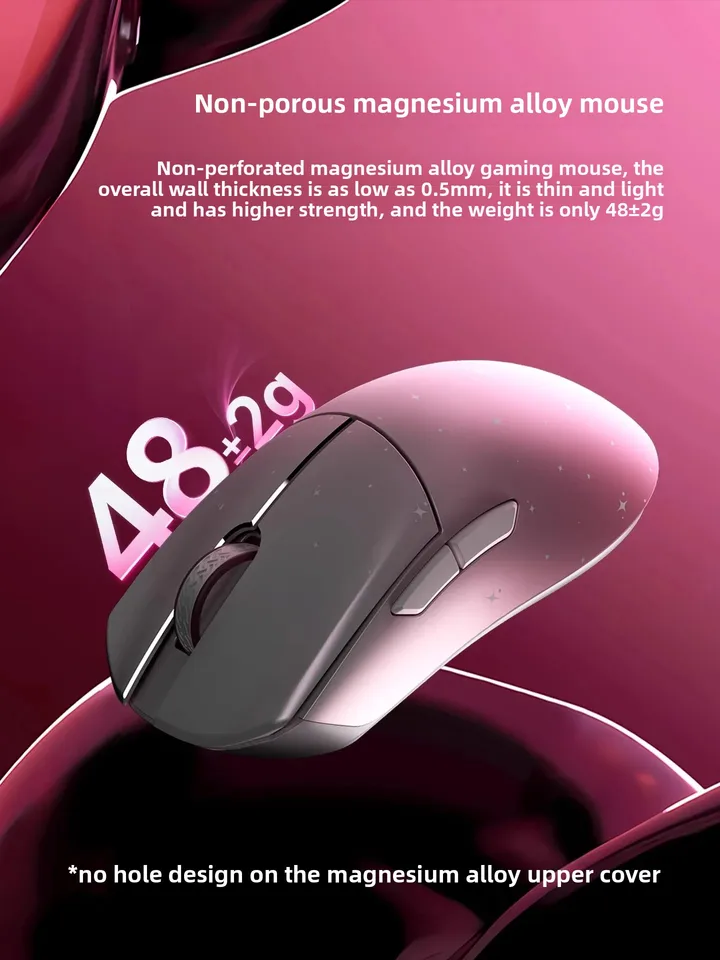 Wlmouse Huan 3-mode Wireless Mouse PAW3950HS Magnesium Alloy No