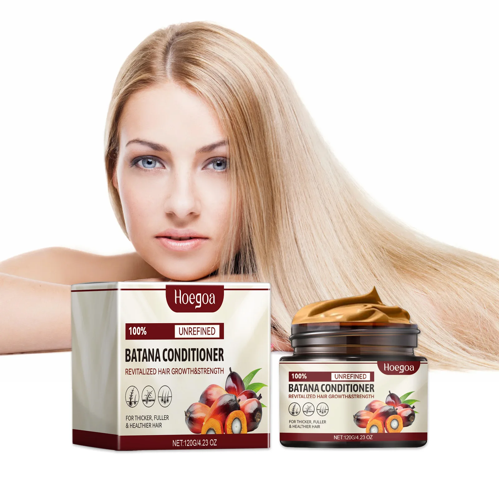 Batana-acondicionador de aceite nutritivo para el cabello, reparación hidratante de daños, fortalece las raíces rizadas, alisa, suavizante suave, cuidado del cabello