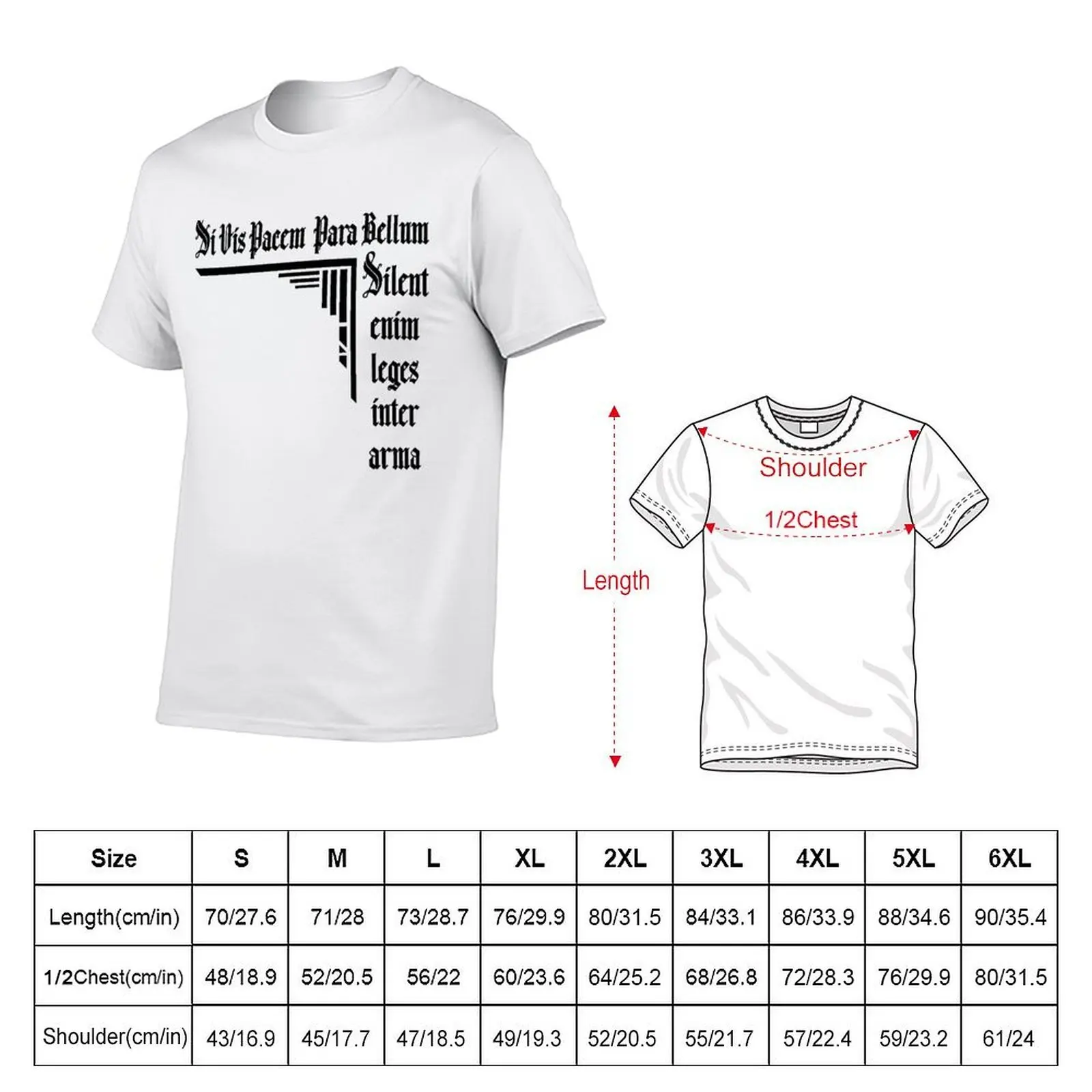 Si vis pacem, para bellum T-Shirt vintage graphic tee for a boy t shirts for men graphic