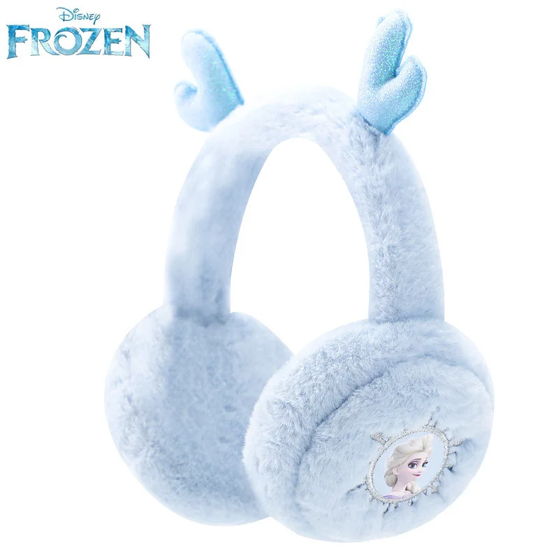 Disney Movie Frozen Elsa Ear Warmer Childrens Earmuffs Princess Winter Kawaii Warm Baby Earmuffs Girls Earbags Christmas Gifts