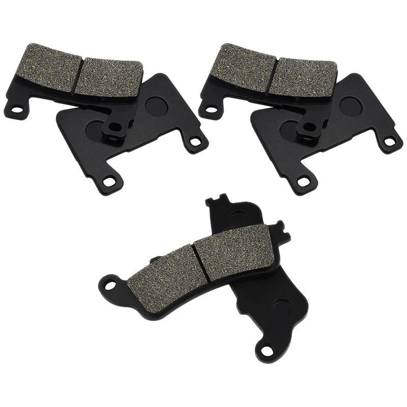 Cyleto Motorcycle Front or Rear Brake Pads for Honda F6C Goldwing (4 Piston Calipers) GLF6CA 2014 2015 2016 2017
