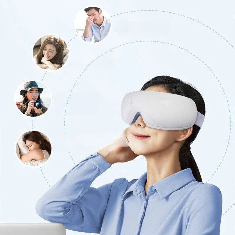 Intelligent Charging Steam Eye Massager Vibrating Hot Compress Protection Mask Massage Divine Device Hot Compress Protection