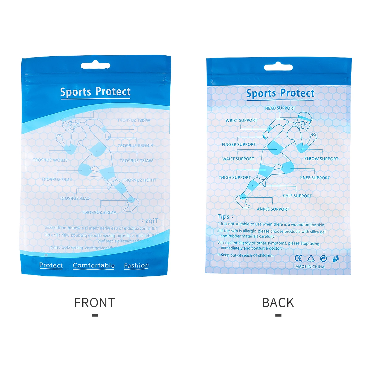 

10 PCS Protection Packing Phone Cpp Bone Sports Protective Gear Sealing