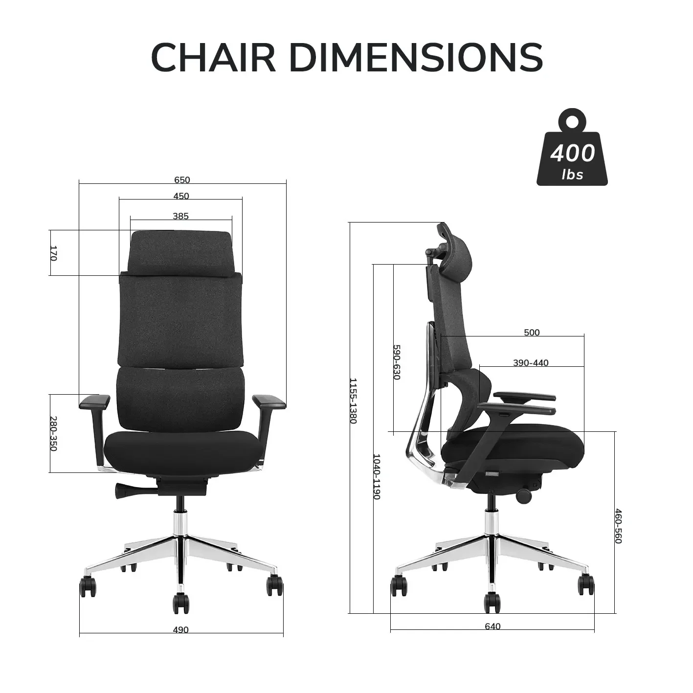 

X6 Highly Adjustable Executive Chair Mesh Office Chair Ergonomic Mesh Elite Design Metal Aluminum Swivel Office chair