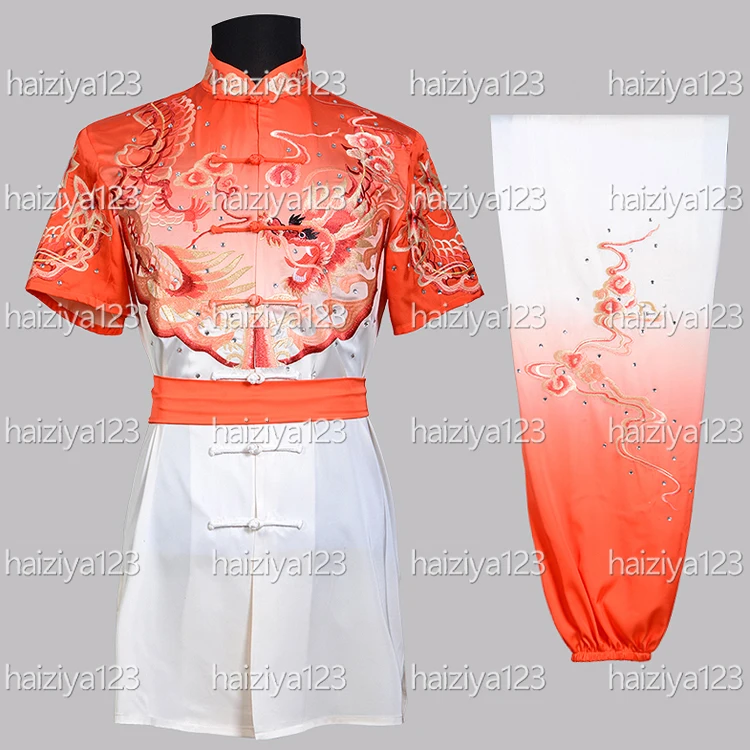 

НОВАЯ вышитая униформа дракона Ушу, костюм кунг-фу, одежда Таолу, одежда Чанцюань, гоночная одежда для женщин, мужчин, мальчиков, девочек, детей, взрослых