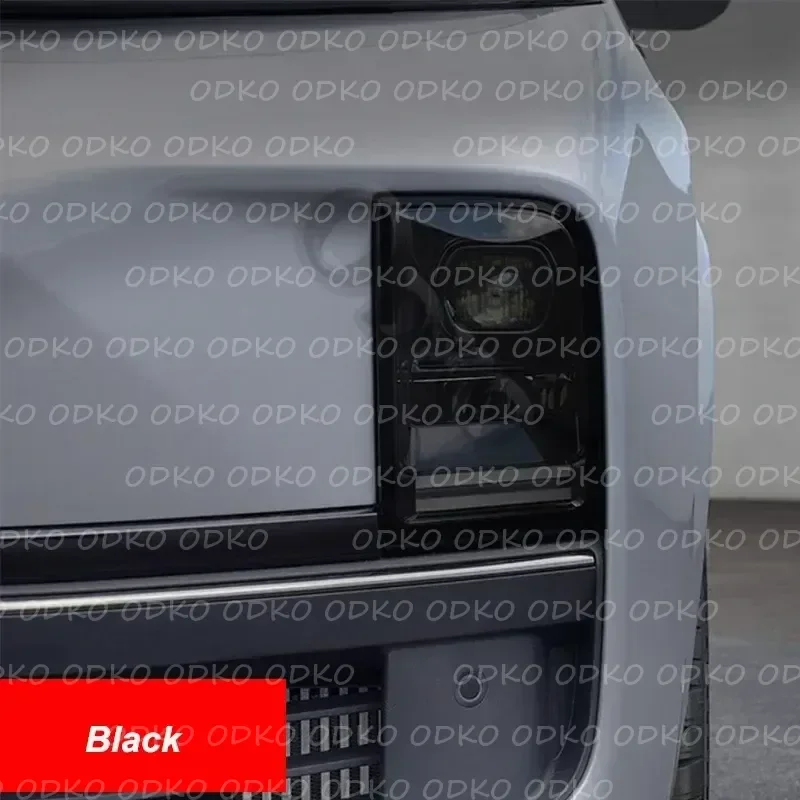 

For Leading Ideal LiXiang L9 2022 2023 Car Headlight Tint Smoke Black Protective Film Protection Transparent TPU