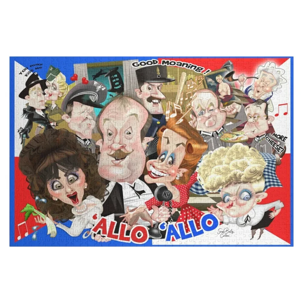 

Allo Allo you cheeky lot Jigsaw Puzzle Customizable Gift Novel Toys For Children 2022 Puzzle