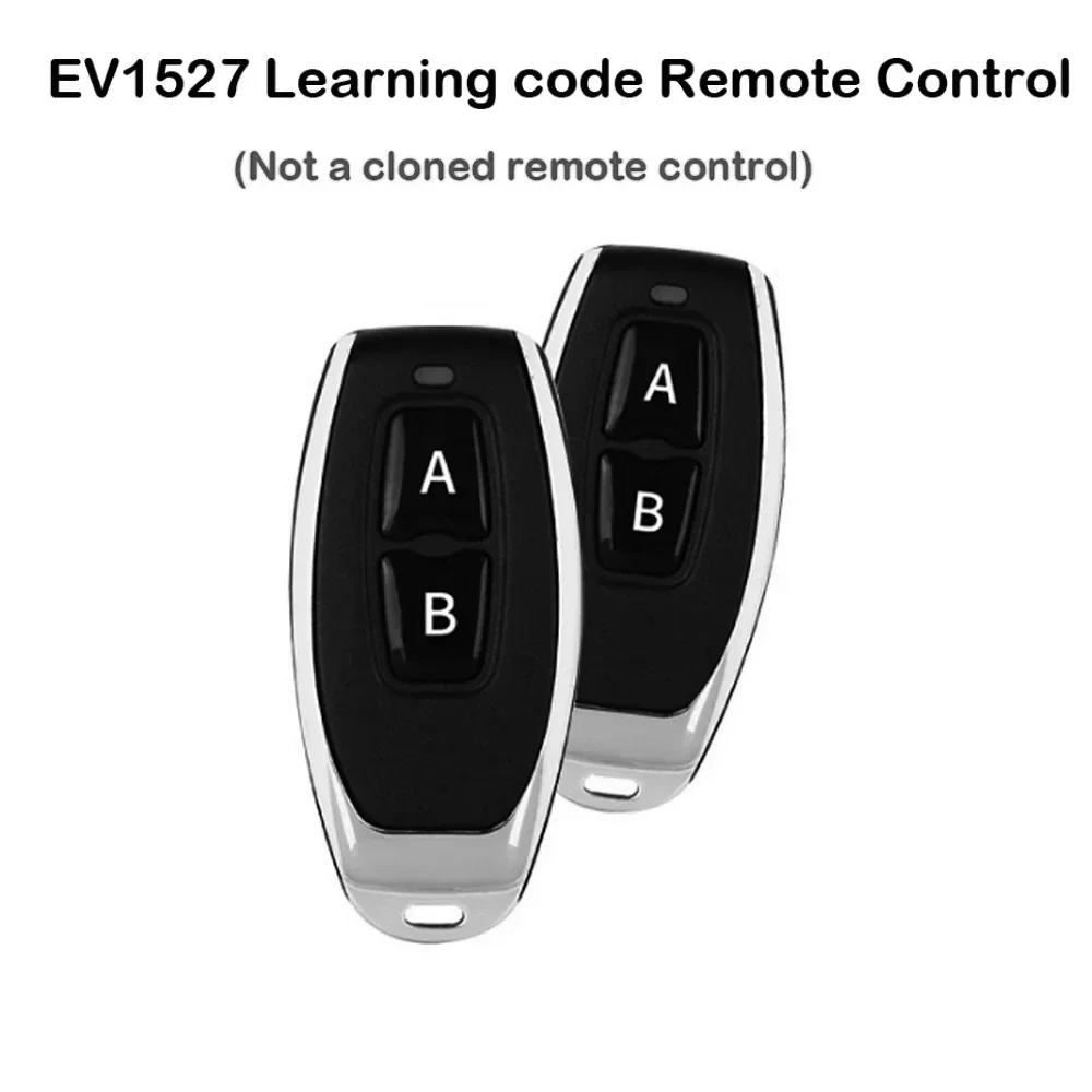 433MHz RF Remote Control Button Learning Code EV1527 Smart Home Transmitter For Led Light Car Gate Garage Door Alarm Key