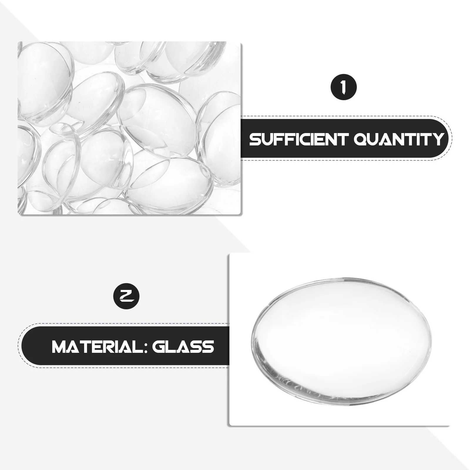 100 pz 18X25 Mm Cabochon In Vetro Per La Produzione di Gioielli Trasparente Cabochon Ovali Fai Da Te Cameo Ciondolo Forniture Artigianali Pietra Decorativa arte