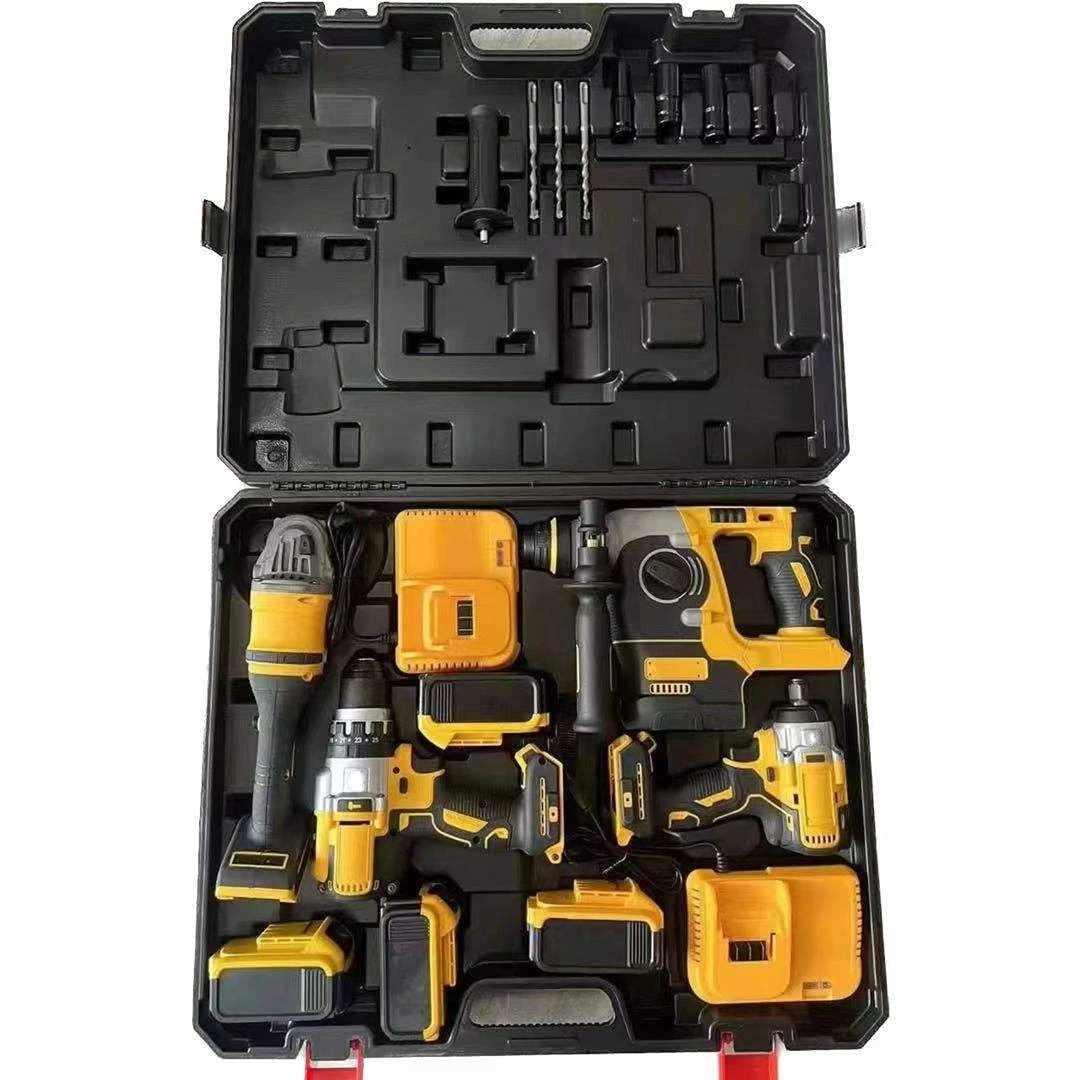 hit productFactory Direct Sales Low-cost 21V Cordless Brushless Large Capacity Lithium Battery Aluminium Alloy OEM Four-piece El