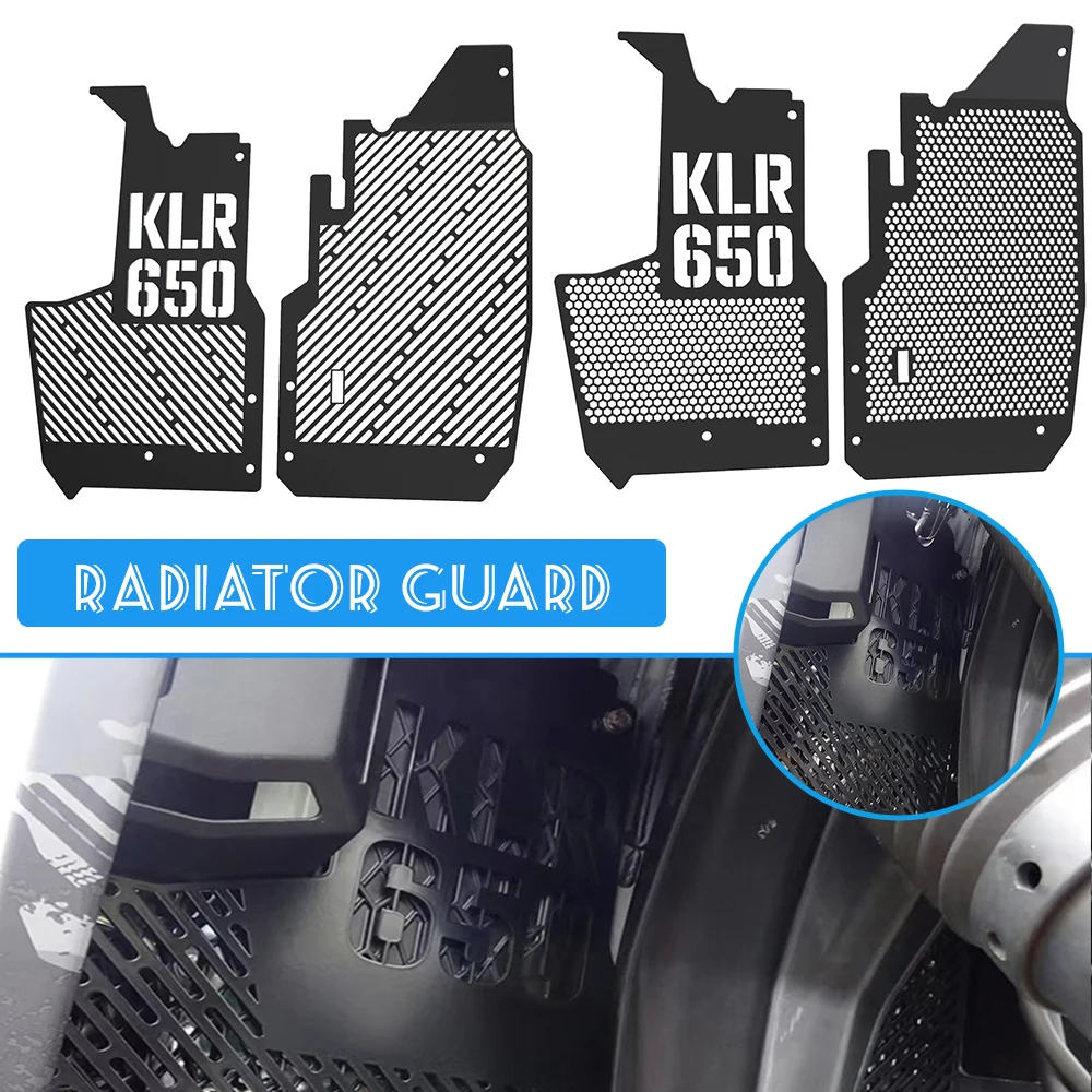 

2024 MotorcycleS For Kawasaki KLR650 2022 2023 2024 KLR 650 S Traveler Adventure Radiator Grille Cover Guard Protection Protetor