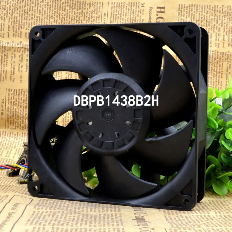 Sealed Industrial control fan DBPB1438B2H PWM 14CM high air volume Cooling fan 140X140X38MM Axial flow fan FOR AVC