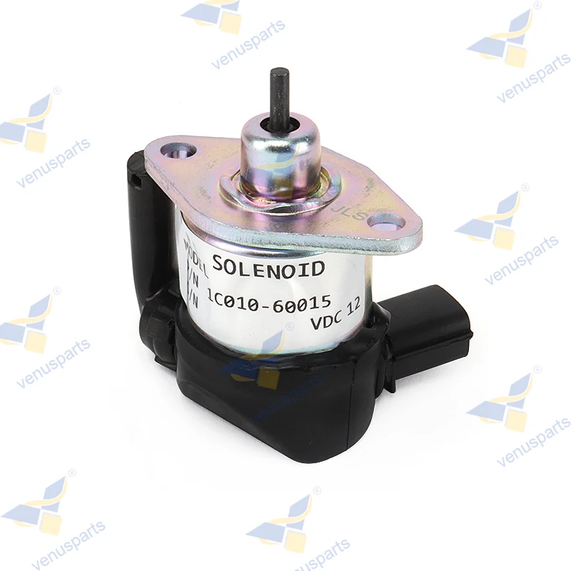 1C010-60015 Stop Solenoid Valve 1C010-60010 1C010-60014 1C010-60017 For Bobcat For Kubota V3300 V3600 V2203 12V