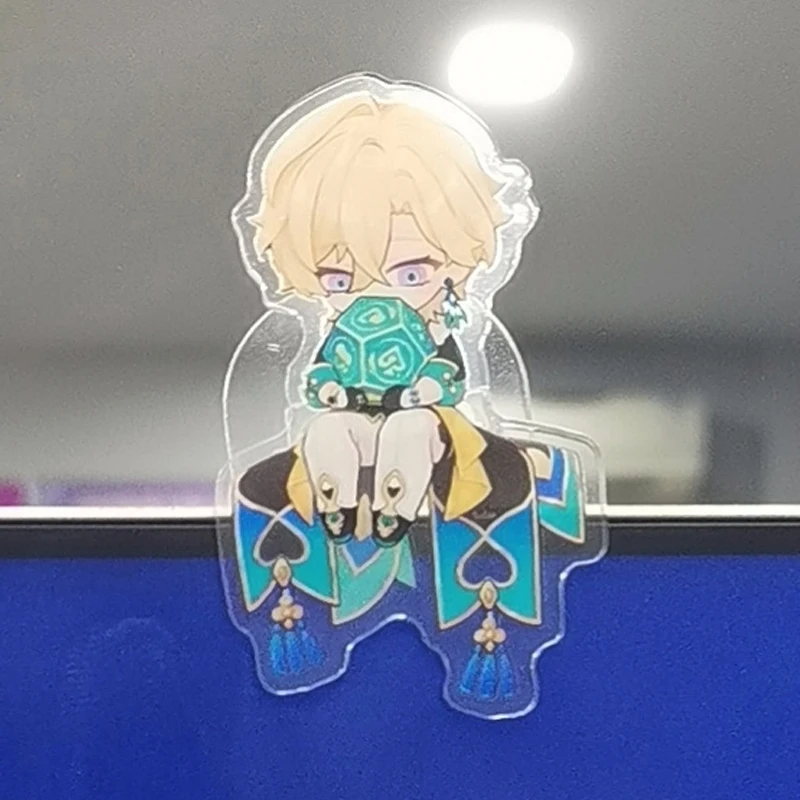  Anime Figure Acrylic Stand Aventurine Kakavasha  Model Plate Sitting Desk Decor Standing Sign Game Fans Gift