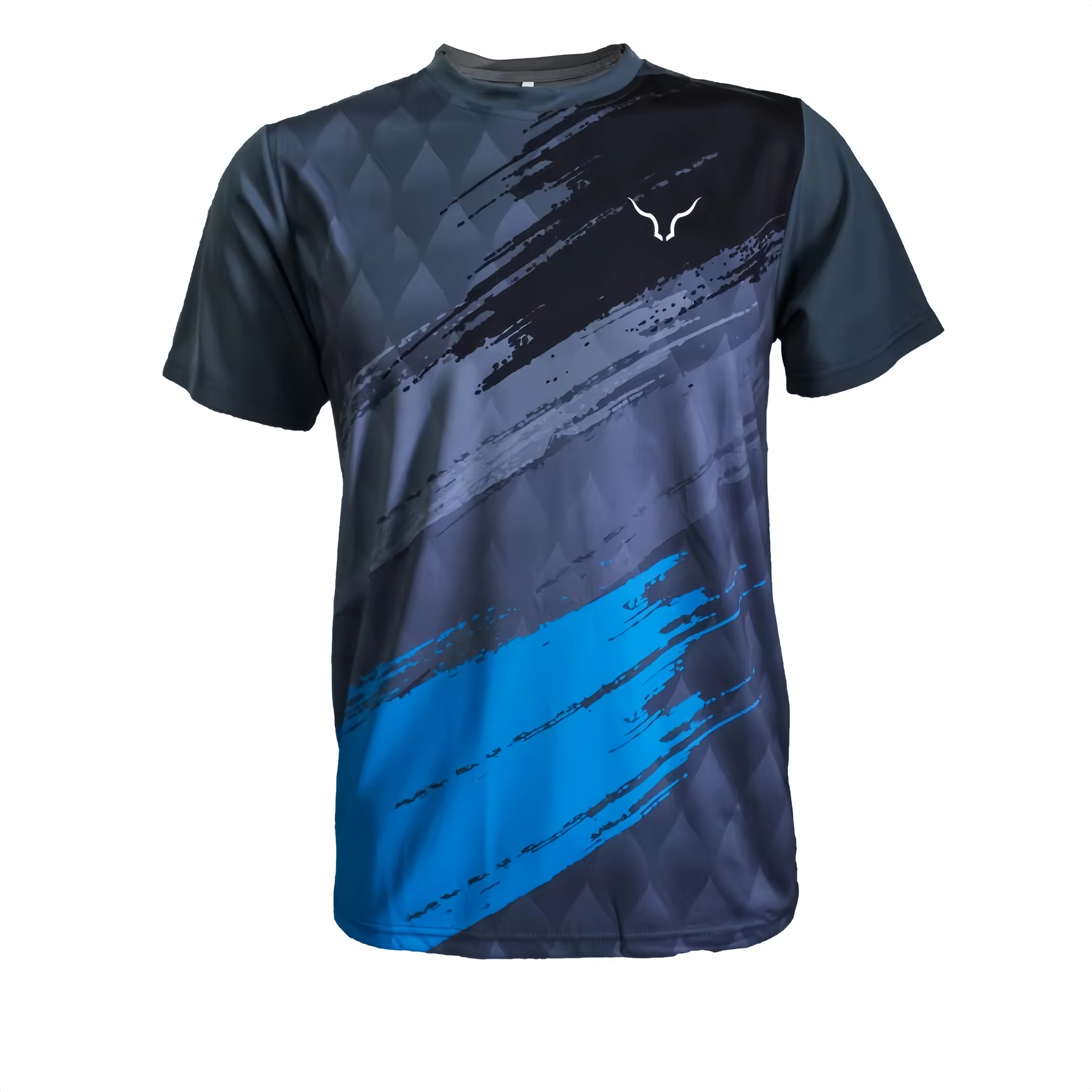 Men T-shirt Outdoor Badminton Tennis Sports Clothing Fashion Quick Dry Breathable Run Tees Summer Casual O-neck Short Sleeve Top