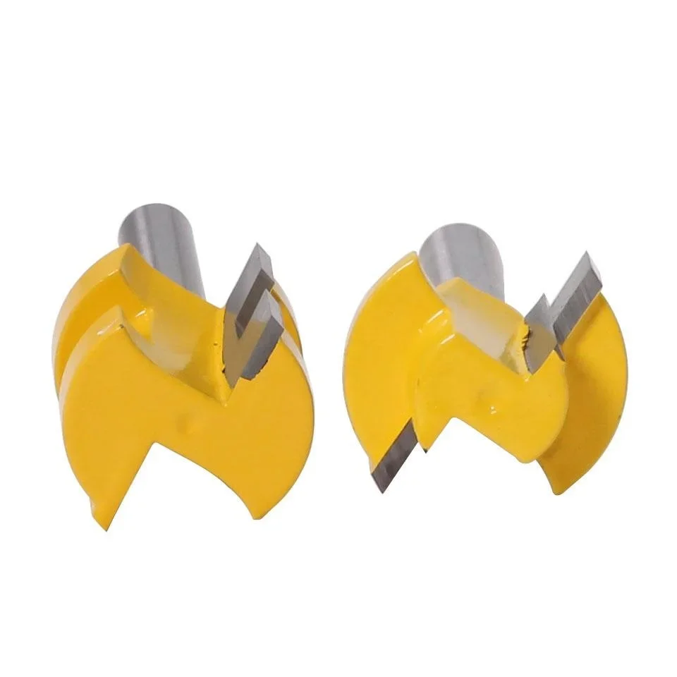 Delysia King 2pcs/set 8mm Square tenon cutter/plank splicing cutter