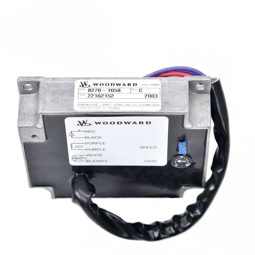 Controlador de velocidade Woodward 8270-1058