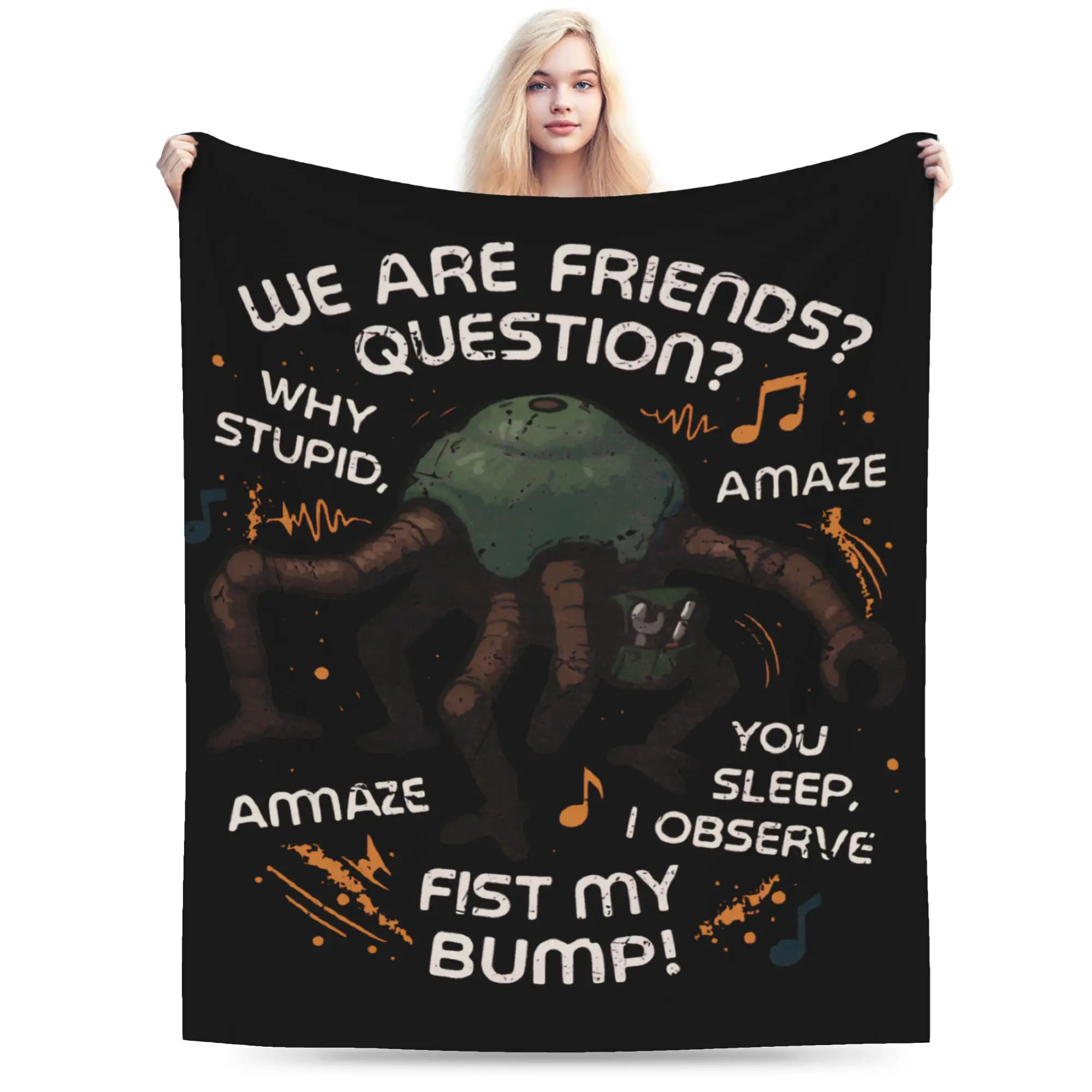 Project Hail Mary - Rocky - Andy Weir Book  Blankets  Flannel Novelty Soft Throw Blankets for Home Restaurant All Season
