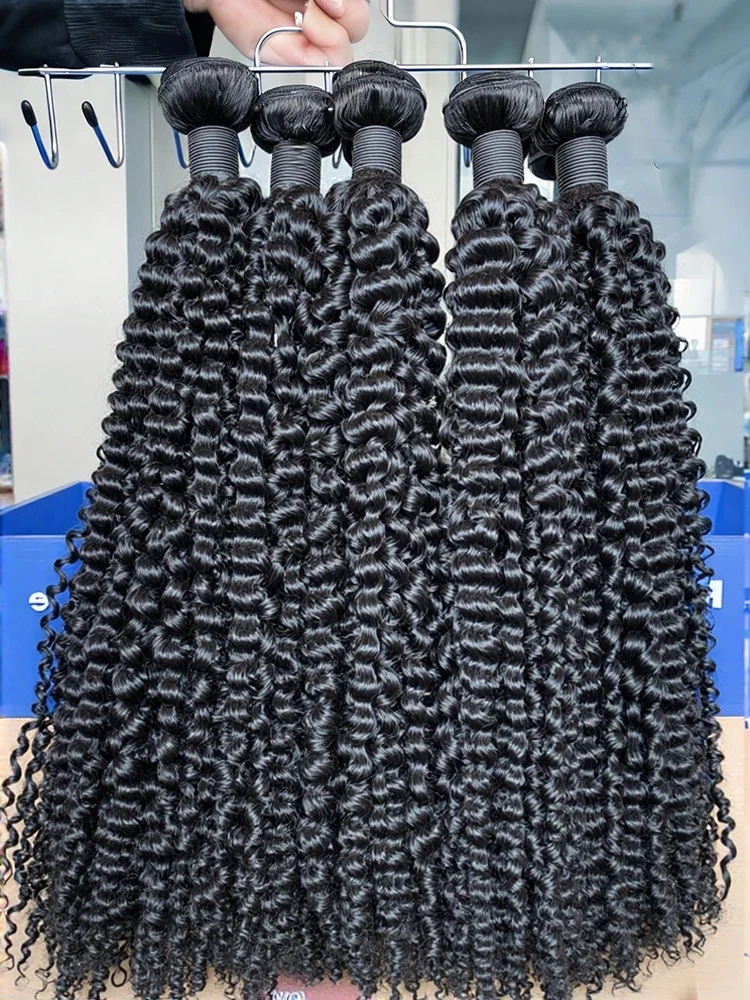 

Deep Wave Human Hair Bundles 30 32 40 Inch Remy Unprocessed Raw Virgin Human Hair Water Wave Extensions 1 3 4 Bundles Deal