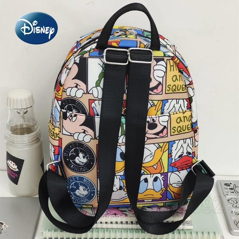 Disney Mickey New Fashion Mini Schoolbag Cartoon Mini Children's Schoolbag Waterproof Children's Leisure Backpack High Quality