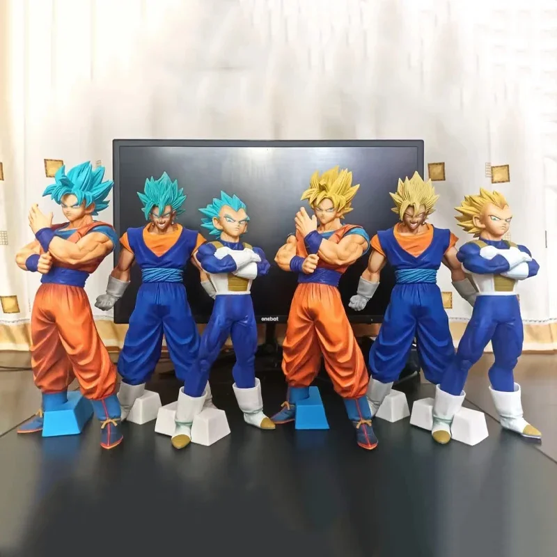 

Bandai Ichiban Kuji DRAGON BALL Memories Super Saiyan Vegeta Blue Hair Son Goku оригинальная аниме-фигурка модель куклы орнамент подарок