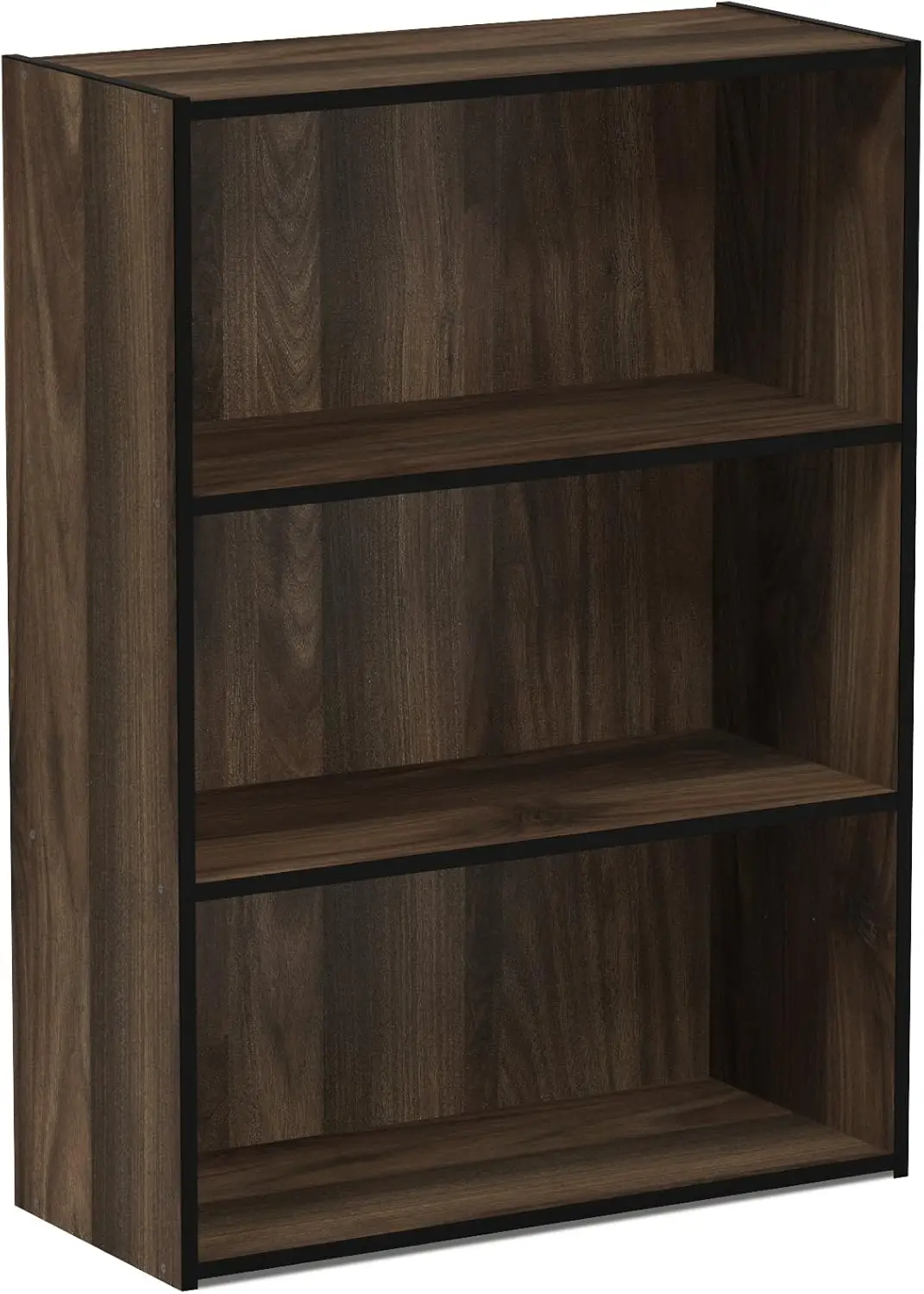 

Pasir 3-Tier Open Shelf Bookcase Columbia Walnut