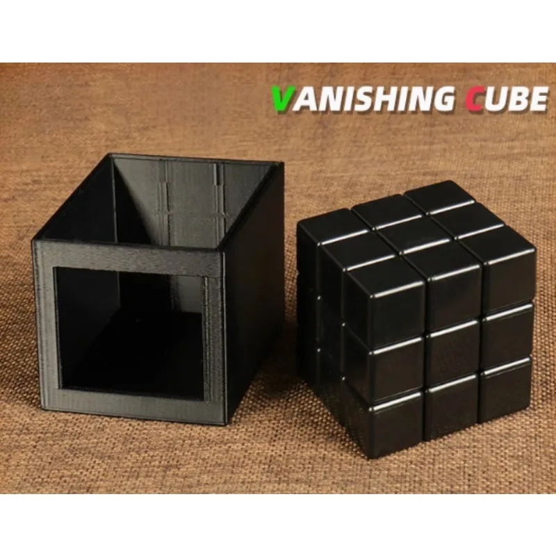 

Зникающий куб Супер визуальный куб Волшебные трюки Иллюзии Крупным планом Волшебный реквизит Уловки Фокусник Сцена Магия Вечерние игры Забавный бар