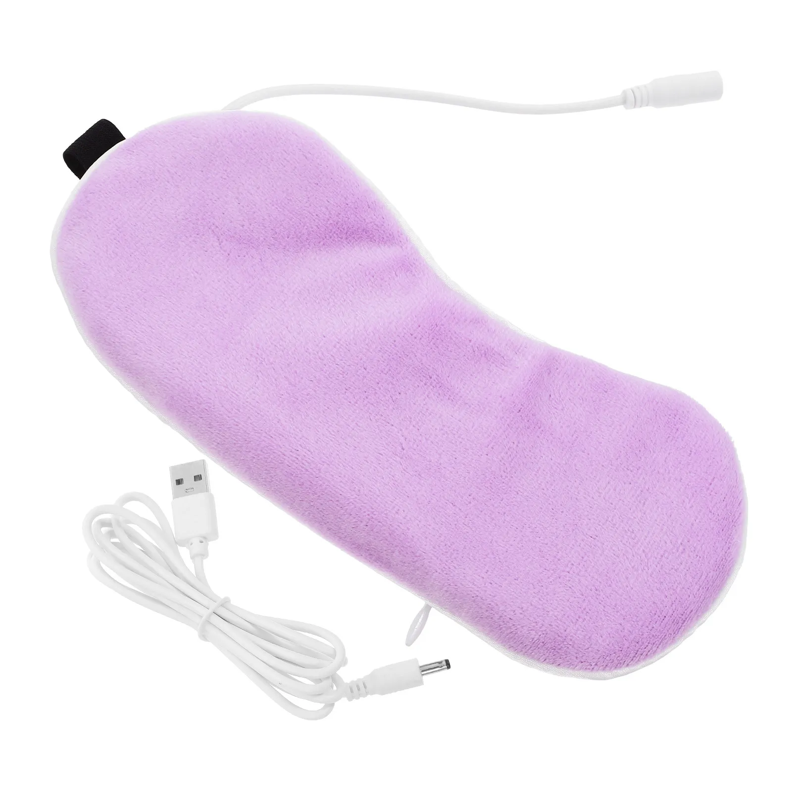 1Set Heated Eye Mask USB Powered 3D Contour Design Warm Steam Eye Compress for Dry Eyes Puffiness Dark Circles Reusable Travel
