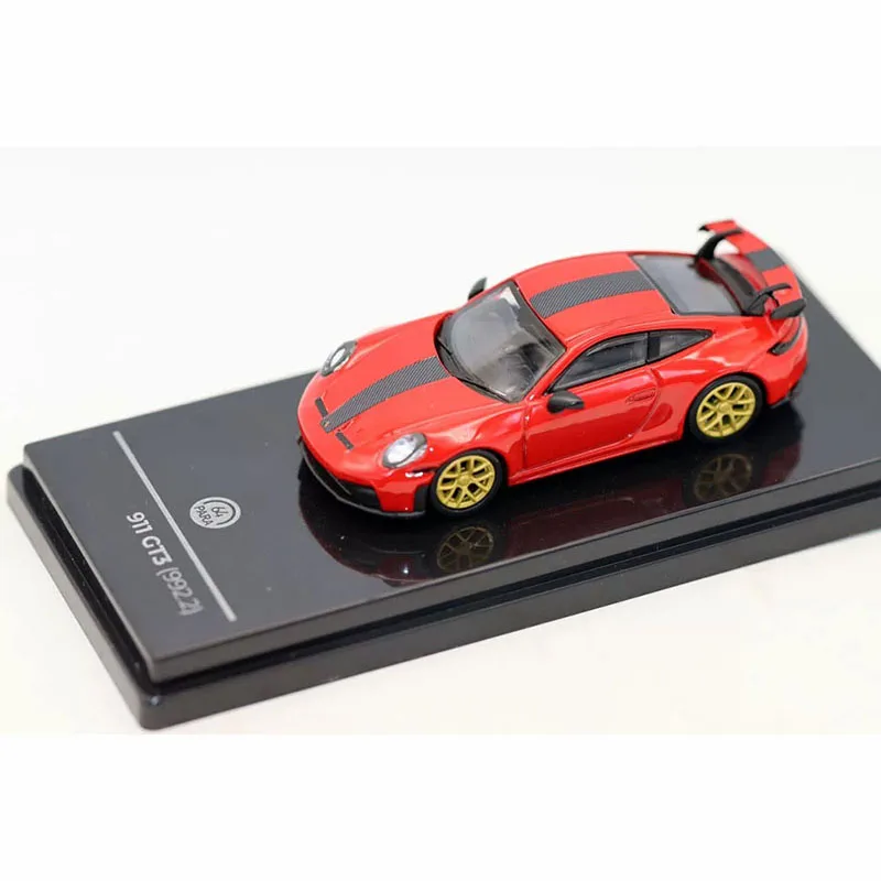 

PARA 1:64 Scale 911 GT3 992.2 Alloy Car Model Ornament Souvenir Display Collection Hobby Gift