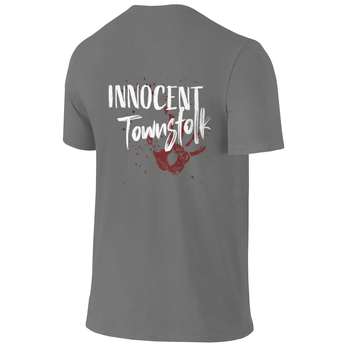 Innocent Townsfolk - Handprint Straight Leg Reversible T-shirt Forest-Style Fresh Clean Surface Cotton Tee
