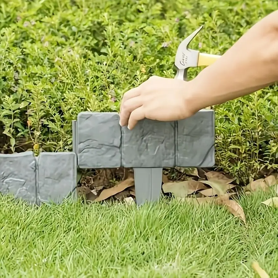 1/5/10/20/50/100pcs Garden Landscape s Set/Plastic Fence/Lawn Autumn Decoration/Outdoor Vegetable Garden/Easy Install Partition