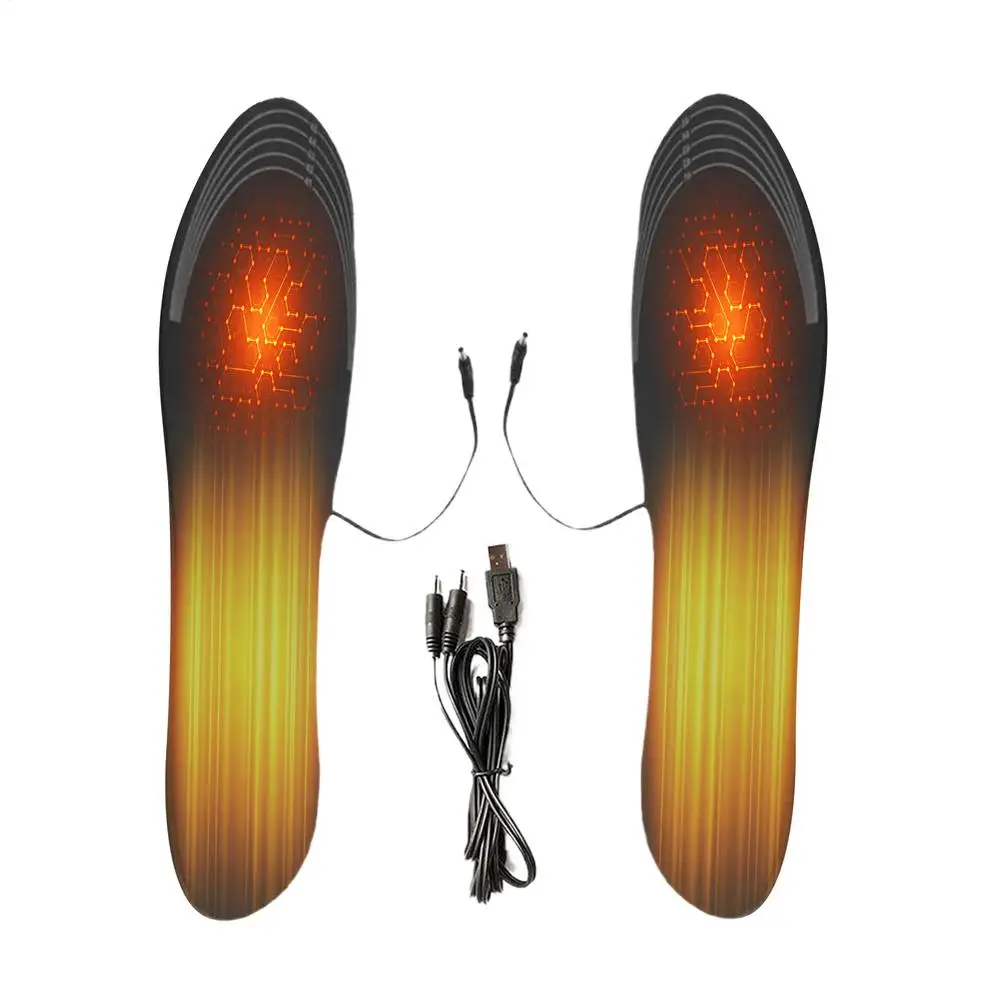 AliExpress NONE Heating Insoles Cuttable Warm Foot Pad Electric Foot Warming Pad for Skiing Snowboarding Ice Fishing Hiking Cycling Outdoor