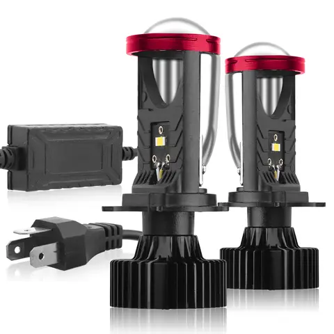 45000LM Canbus H4 LED 헤드라이트 전구 300W 슈퍼 밝은 프로젝터 렌즈 6000K 흰색 외부 드라이브 자동차 조명 12V 24V 전면 램프