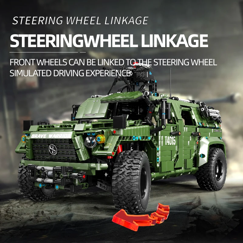 3175PCS Military Off Road Fahrzeug Bausteine 1:8 Modell Lkw Montage Modell Bricks Pädagogisches DIY Spielzeug Kinder Geburtstag Geschenke