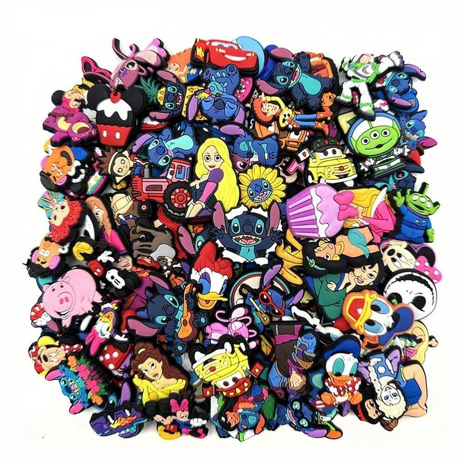 

Набор из 10-100 шт. брелоков-шармов Potdemiel Disney Series для обуви, украшения для сандалий, аксессуары для обуви, отличный подарок для мужчин и женщин