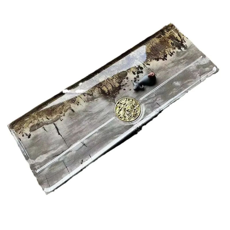 

Luxury stone tea tray new simple household generous new Chinese style tea table high-end tea tray