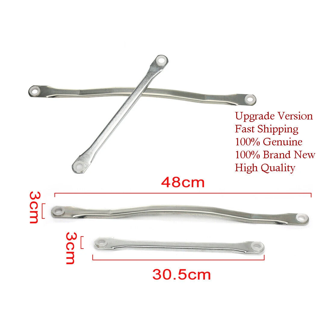 For Nissan Micra K12 2003-10 Wiper Motor Linkage Repair Arms Rod Set 28840AX60A 28840AX600 Automobiles Parts