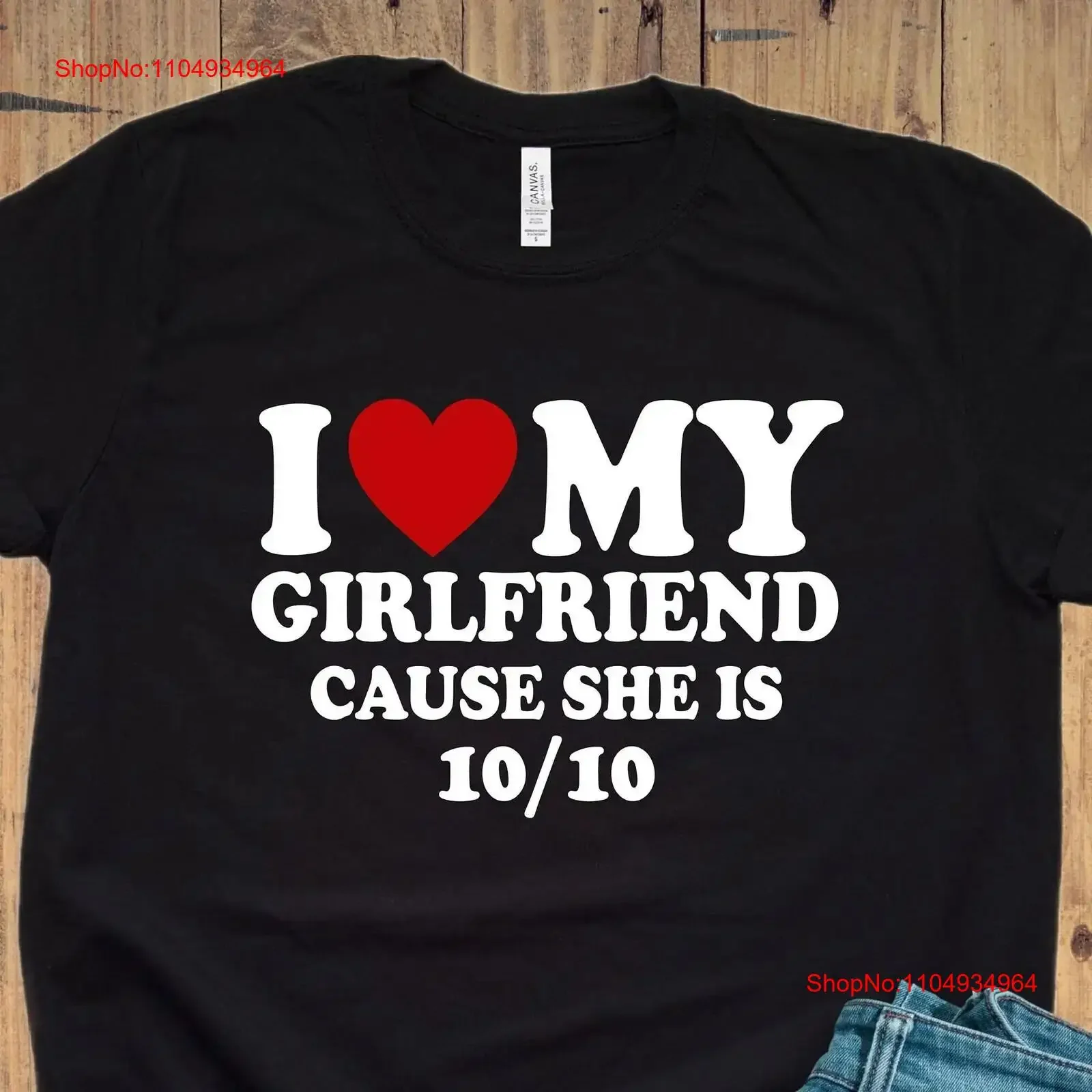 

Футболка «I Love My Girlfriend Cause She Is 10. Забавный бойфренд для него», винтажная стираная унисекс, повседневная дизайнерская одежда, уличная одежда