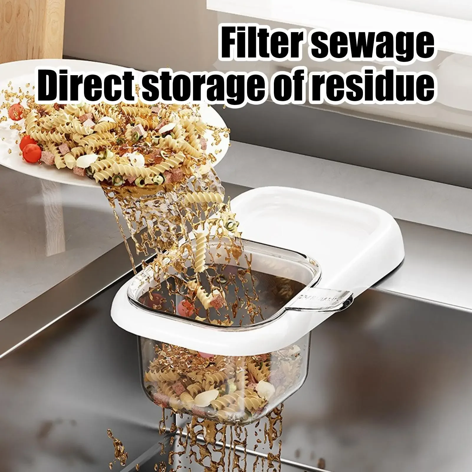 

Sink Strainer Suction Cup Sink Corner Rack Sinks Trash Waste Catcher Multifunctional Sinks Drainer Basket Kitchen Tools