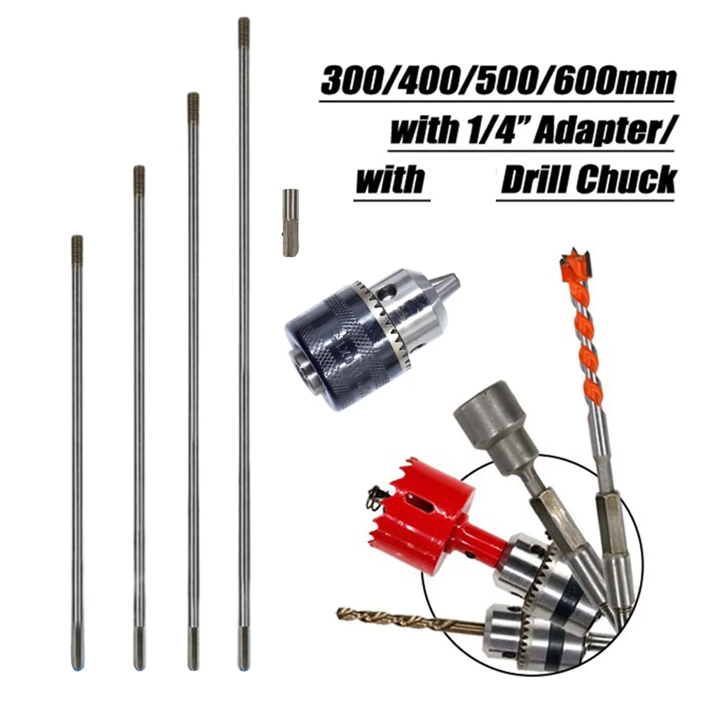 M10Chuck ثقب عميق الحفر تمديد ربط قضيب عرافة تمديد حامل 300600 مللي متر حل موثوق ومتعدد الاستخدامات