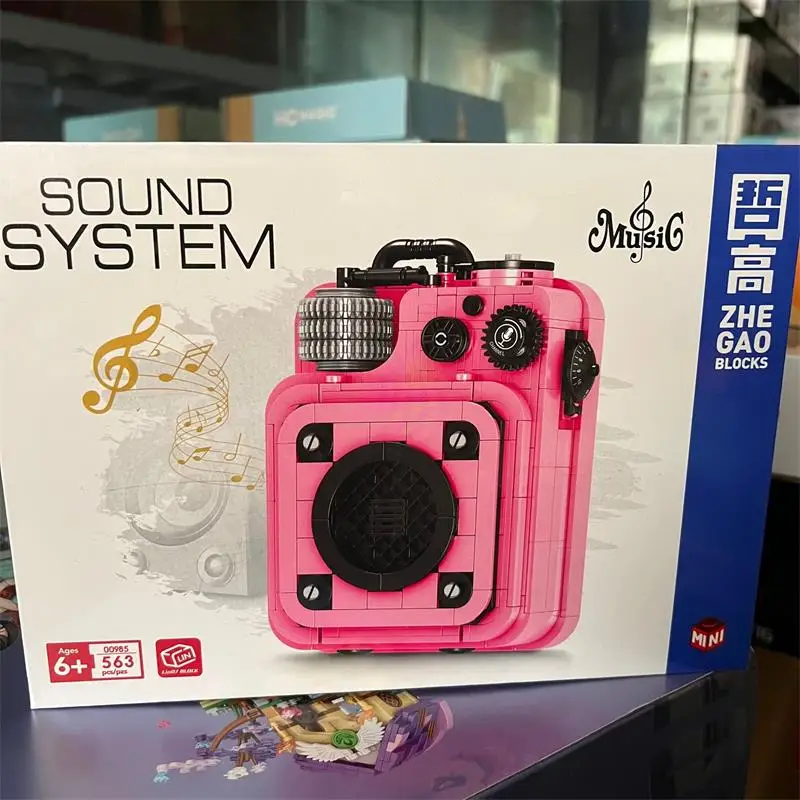 Zhegao Blocks Classic Retro Goods Walkman Radio Building Bricks Toys for Children Present Boy Girls Gift Birthday Juguetes 00985