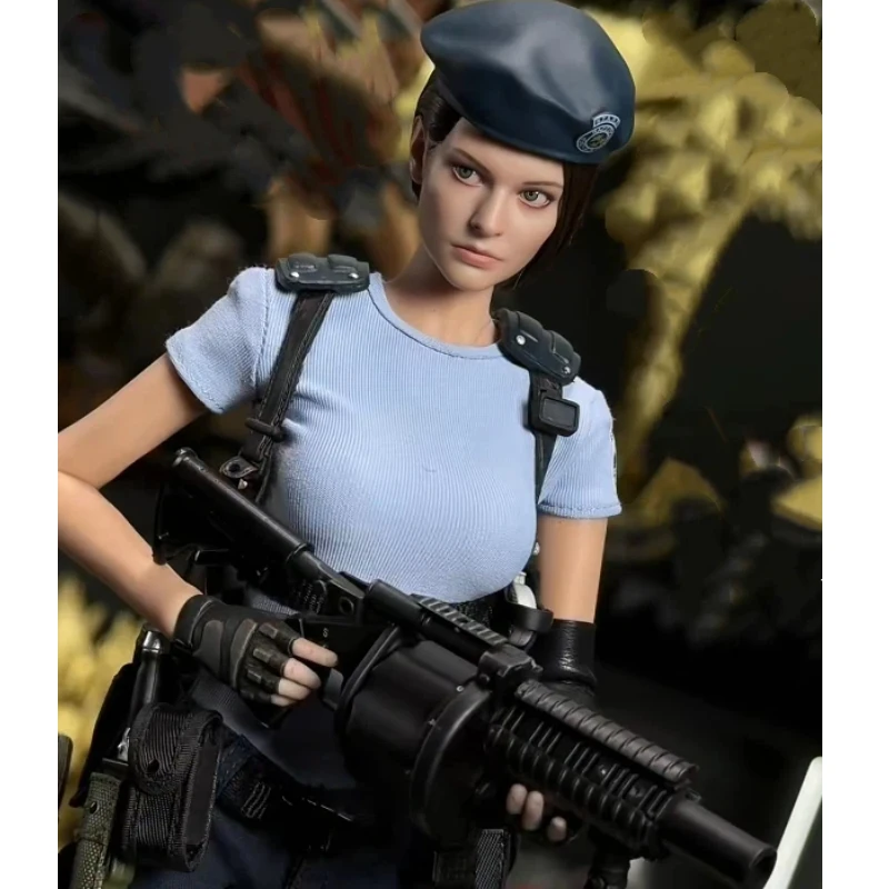 

Police Forces Jill Action Figure Resident Scale Special Blue Uniform Complete Set Collectible Model Adult Collectors Gift