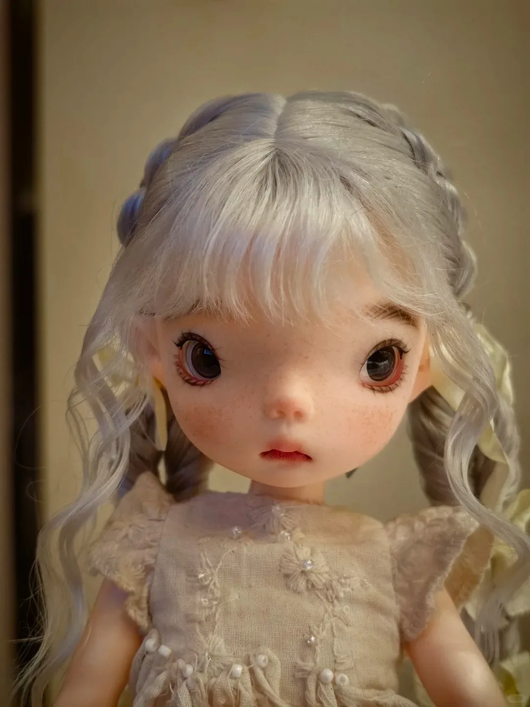 2025 New BJD sd doll 1/6 full set nude doll rourou Qbaby Big head Resin Doll Fashion Girl Smile Spot makeup