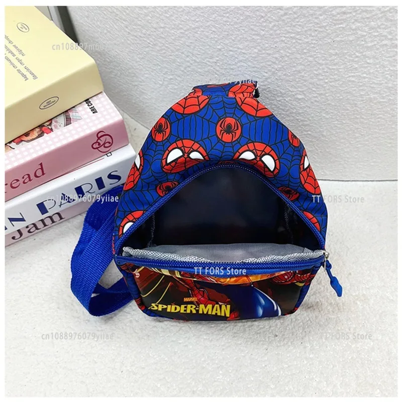 Cartoon Cartoon Children's Bag Spider-Man Shoulder Bag Boys Girls Preschool Travel Coin Crossbody Bag Birthday Gift